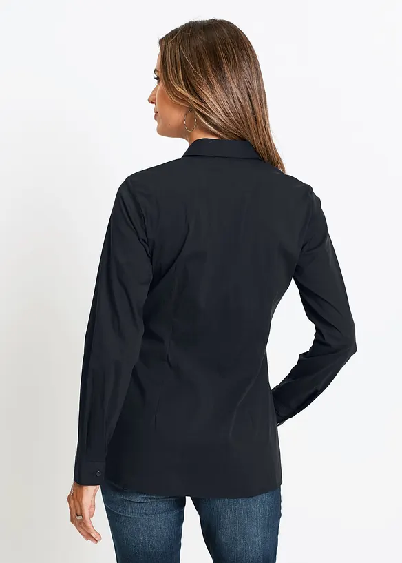 Camicetta elasticizzata lunga, bonprix