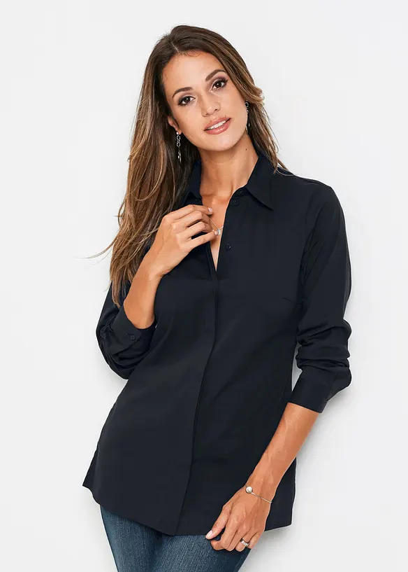 Camicetta elasticizzata lunga, bonprix