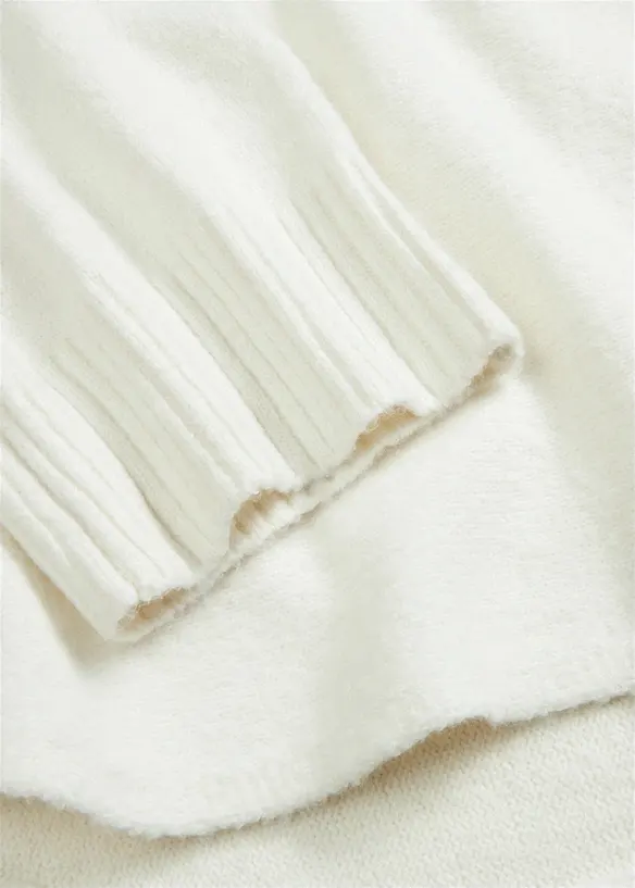 Maglione con collo dritto, bonprix