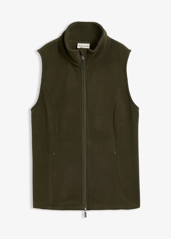 Gilet in pile con tasche, bonprix