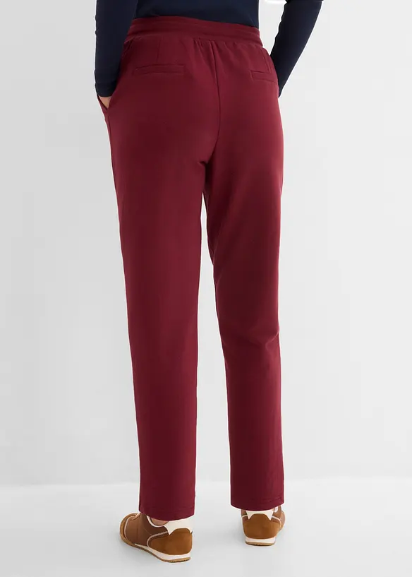 Pantaloni da jogging in misto cotone biologico elasticizzato, bonprix