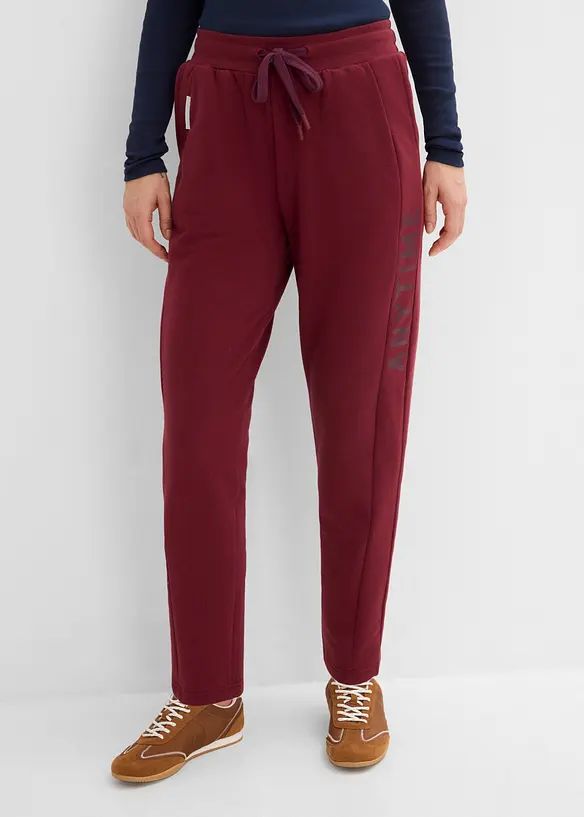 Pantaloni da jogging in misto cotone biologico elasticizzato, bonprix