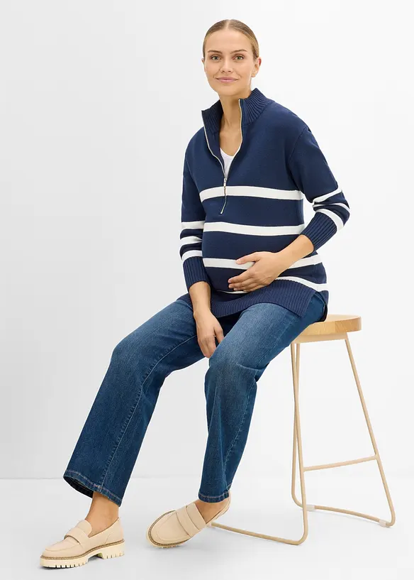 Jeans pr&eacute;maman con cotone biologico, loose fit, bonprix