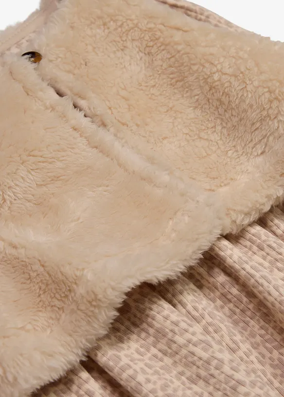 Abito e gilet teddy (set 2 pezzi), bonprix