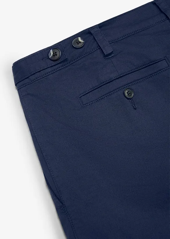 Pantaloni chino con vita regolabile e fodera termica, straight, bonprix