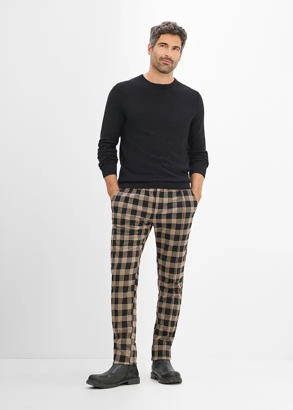 Maglione in filato fine con lana merino, bonprix