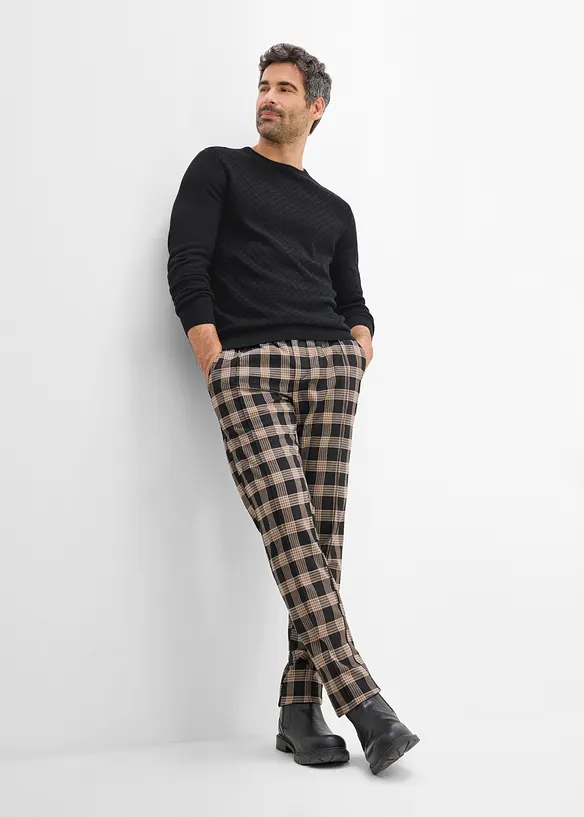Maglione in filato fine con lana merino, bonprix