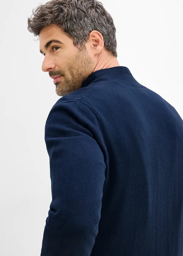 Cardigan in filato fine con pregiata lana merino, bonprix