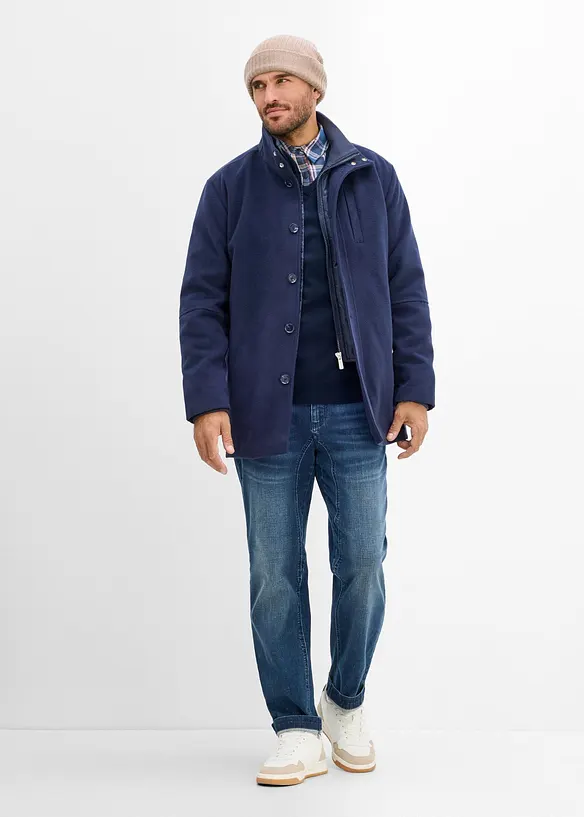 Maglione 2 in 1 con colletto a camicia, bonprix