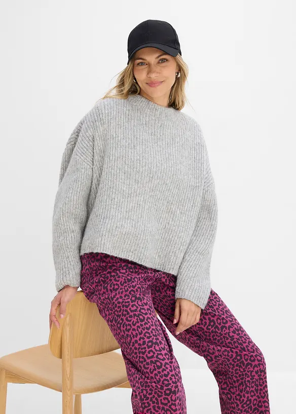 Pantaloni barrel in misto cotone, bonprix