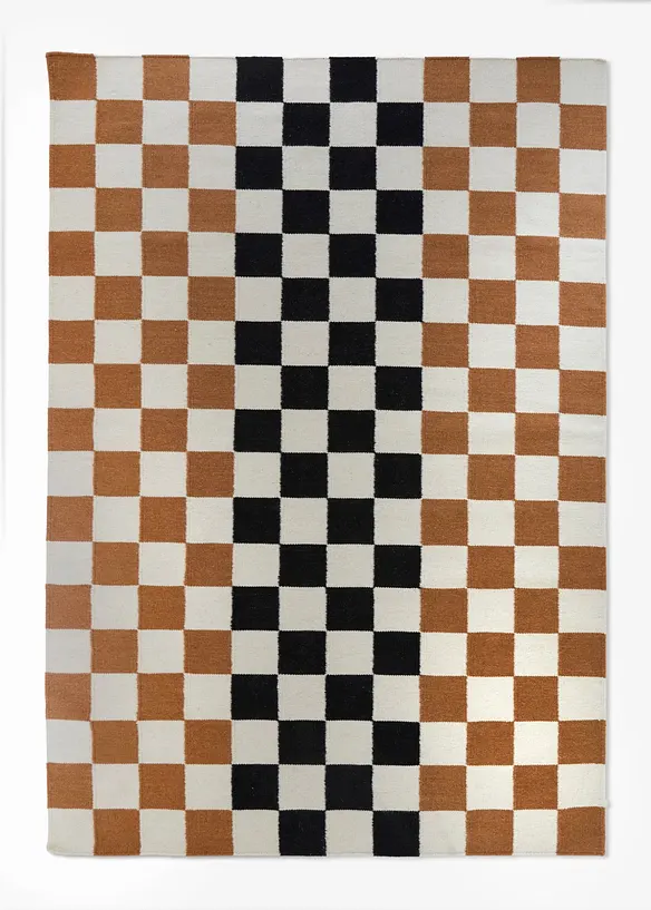 Tappeto kilim con motivo a quadri, bonprix
