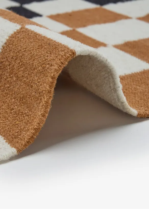 Tappeto kilim con motivo a quadri, bonprix