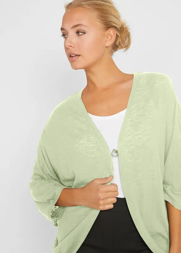 Cardigan in filato fine di puro cotone, bonprix