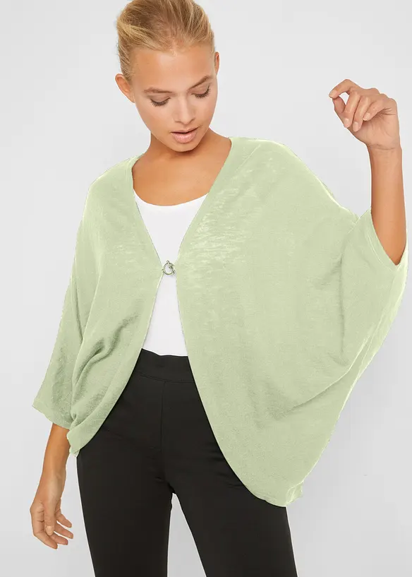 Cardigan in filato fine di puro cotone, bonprix