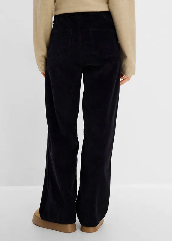 Pantaloni in velluto a coste di misto cotone, bonprix