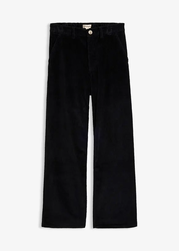 Pantaloni in velluto a coste di misto cotone, bonprix