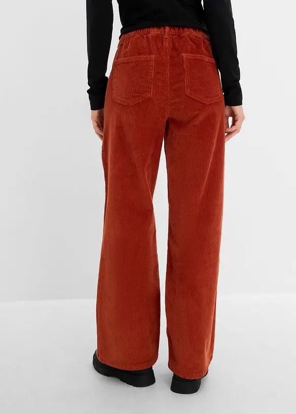Pantaloni in velluto a coste di misto cotone, bonprix