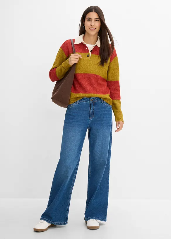 Maglione con percentuale di lana, bonprix