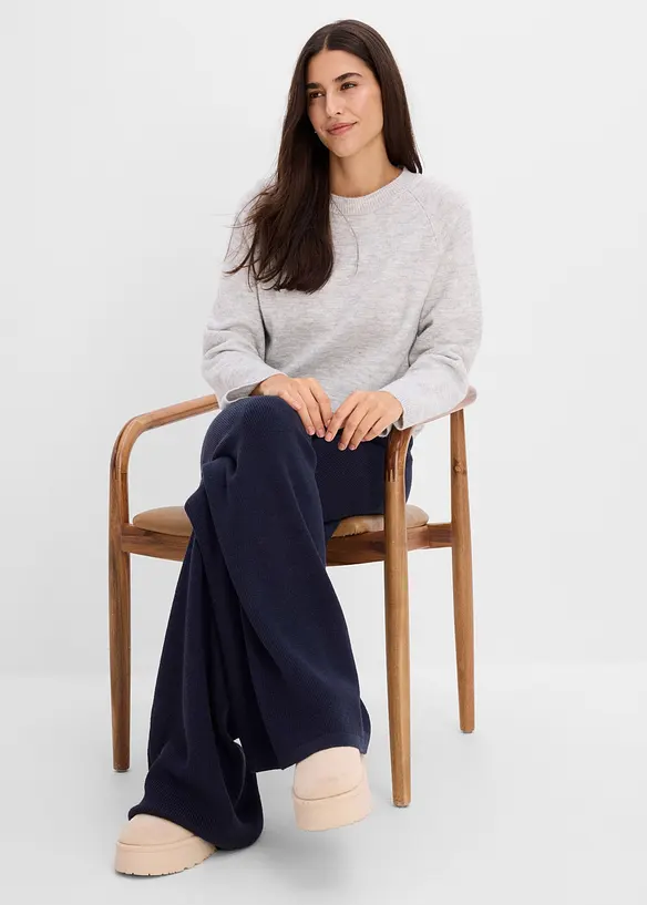 Maglione ampio in filato fine, bonprix