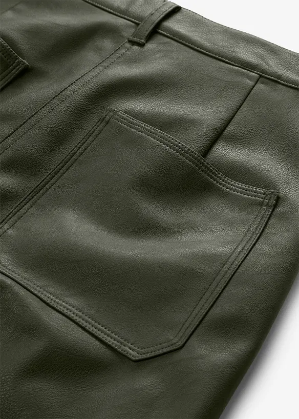 Pantaloni in similpelle, bonprix