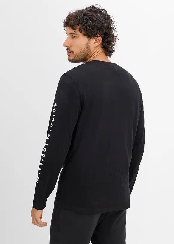 Maglia a maniche lunghe in puro cotone biologico, bonprix