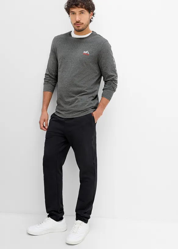Maglia a maniche lunghe in puro cotone biologico, bonprix