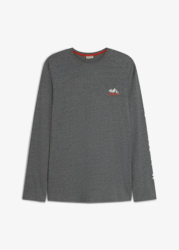 Maglia a maniche lunghe in puro cotone biologico, bonprix