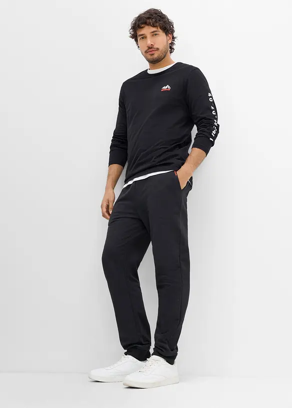 Maglia a maniche lunghe in puro cotone biologico, bonprix