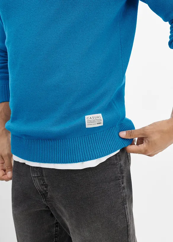 Maglione regular fit in filato fine, bonprix