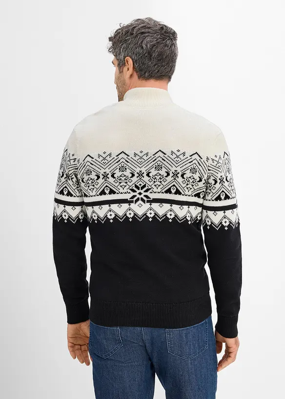 Maglione norvegese in puro cotone, bonprix