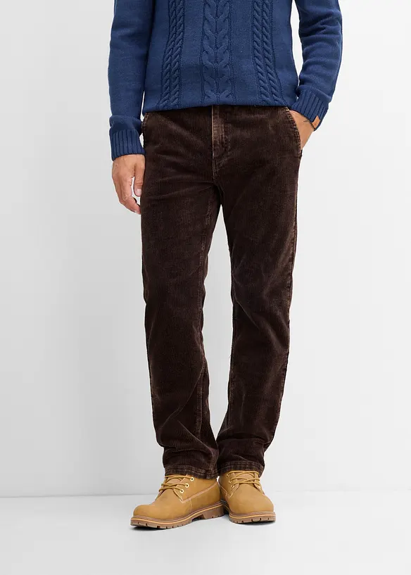 Pantaloni di velluto a coste classic fit, straight, bonprix