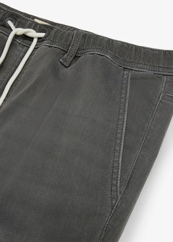 Jeans jogger con elastico in vita regular fit, straight, bonprix