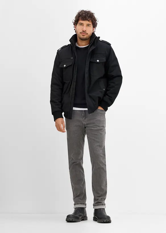 Giacca invernale con fodera in pile, bonprix