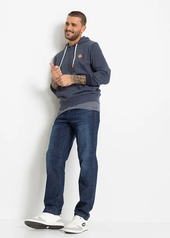 Jeans con cavallo rinforzato classic fit, tapered, bonprix