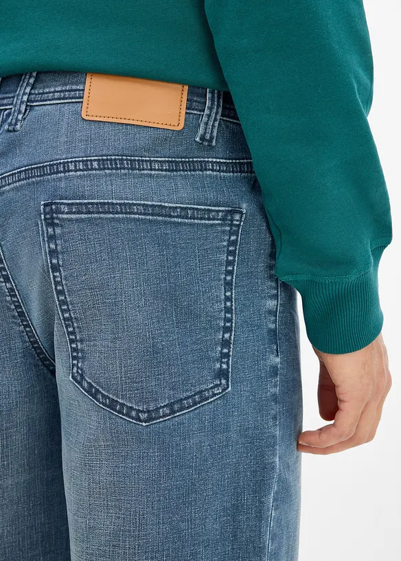 Jeans con cavallo rinforzato classic fit, tapered, bonprix