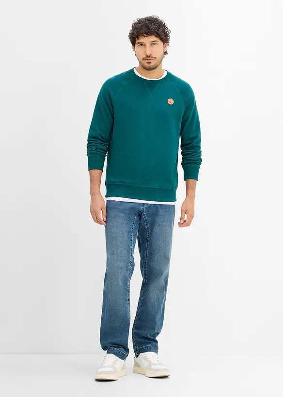 Jeans con cavallo rinforzato classic fit, tapered, bonprix