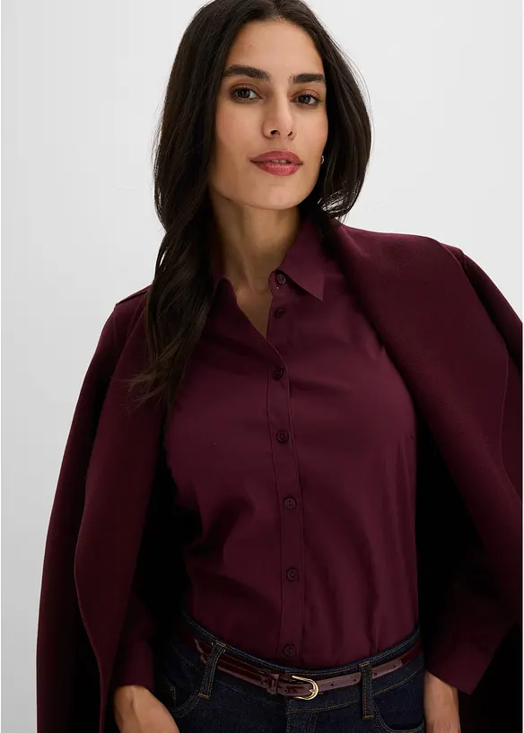 Camicia in popeline robusto, bonprix
