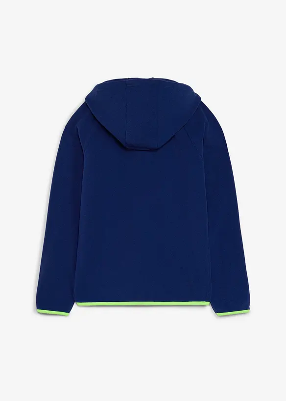Giacca in pile con dettagli a contrasto, bonprix