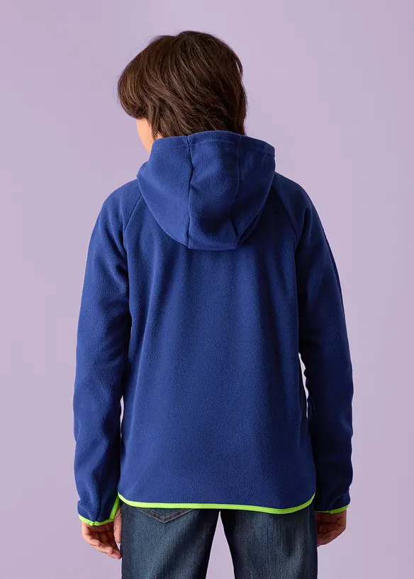 Giacca in pile con dettagli a contrasto, bonprix