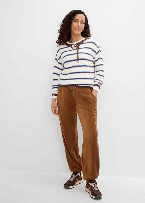 Pantaloni da jogging con elastico in vita, bonprix