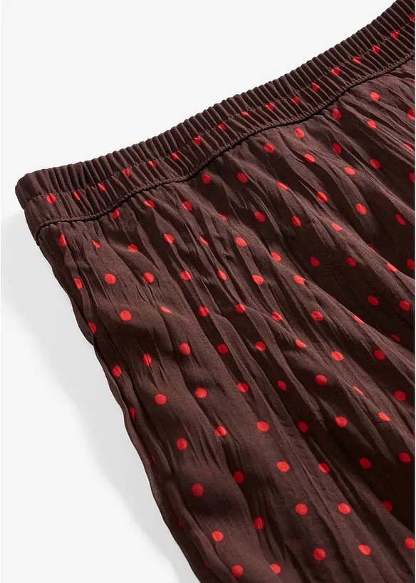 Gonna in chiffon con effetto stropicciato, bonprix
