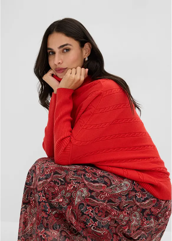 Maglione a collo alto, bonprix
