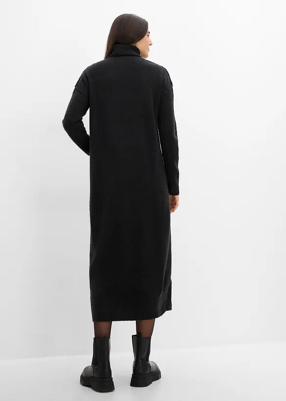 Abito in maglia a collo alto, bonprix