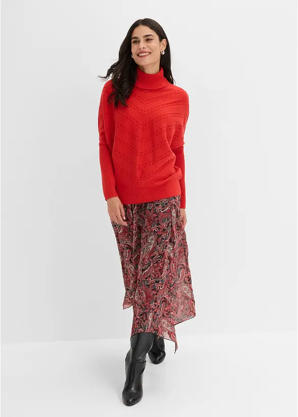 Maglione a collo alto, bonprix