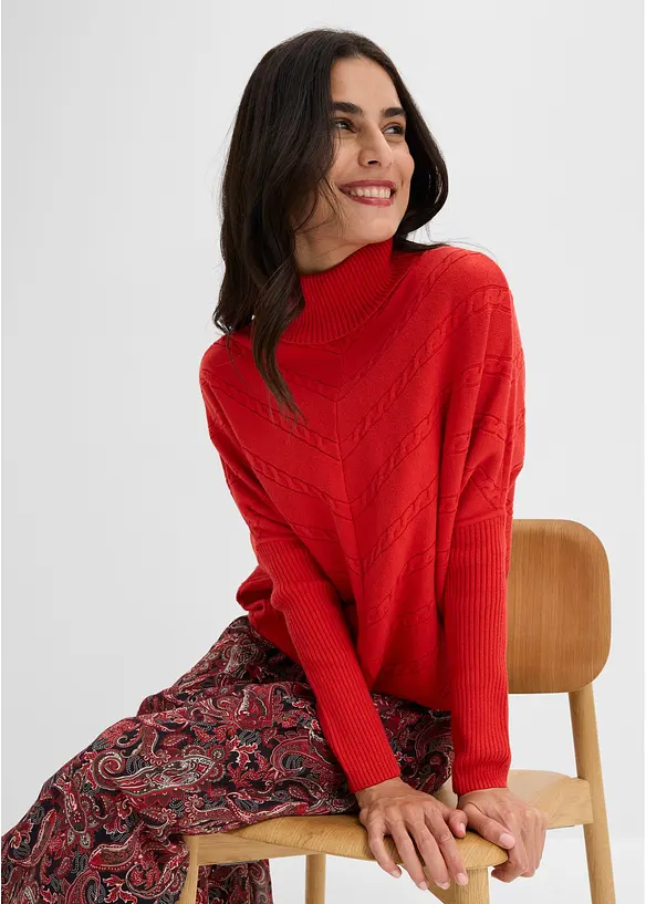 Maglione a collo alto, bonprix