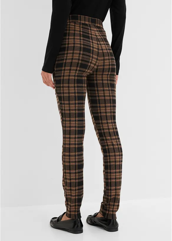 Pantaloni jacquard in jersey, bonprix