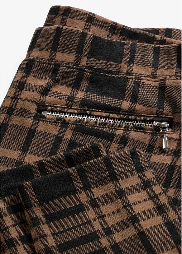 Pantaloni jacquard in jersey, bonprix