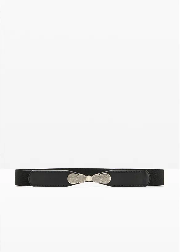 Cintura elastica sottile con chiusura in metallo, bonprix