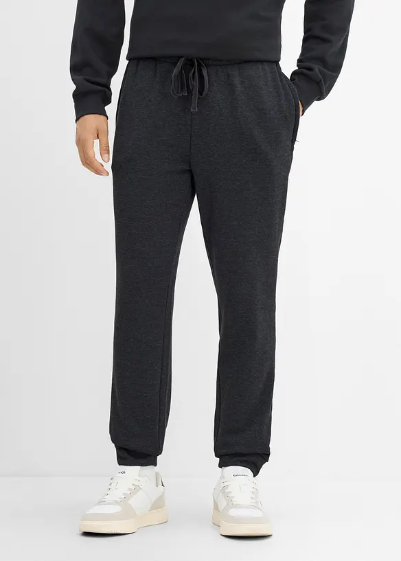 Pantaloni da jogging termici con tasche zippate, bonprix