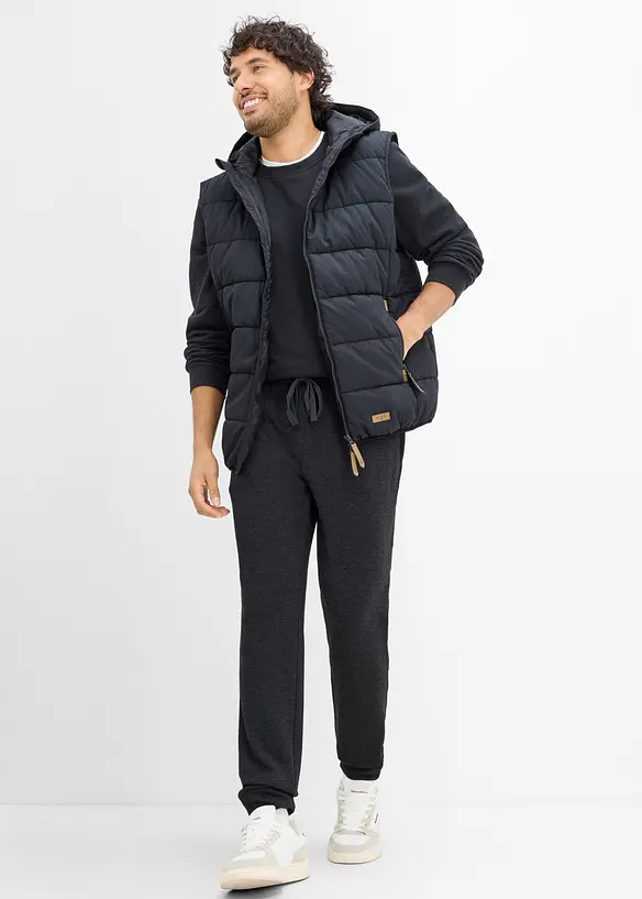 Pantaloni da jogging termici con tasche zippate, bonprix